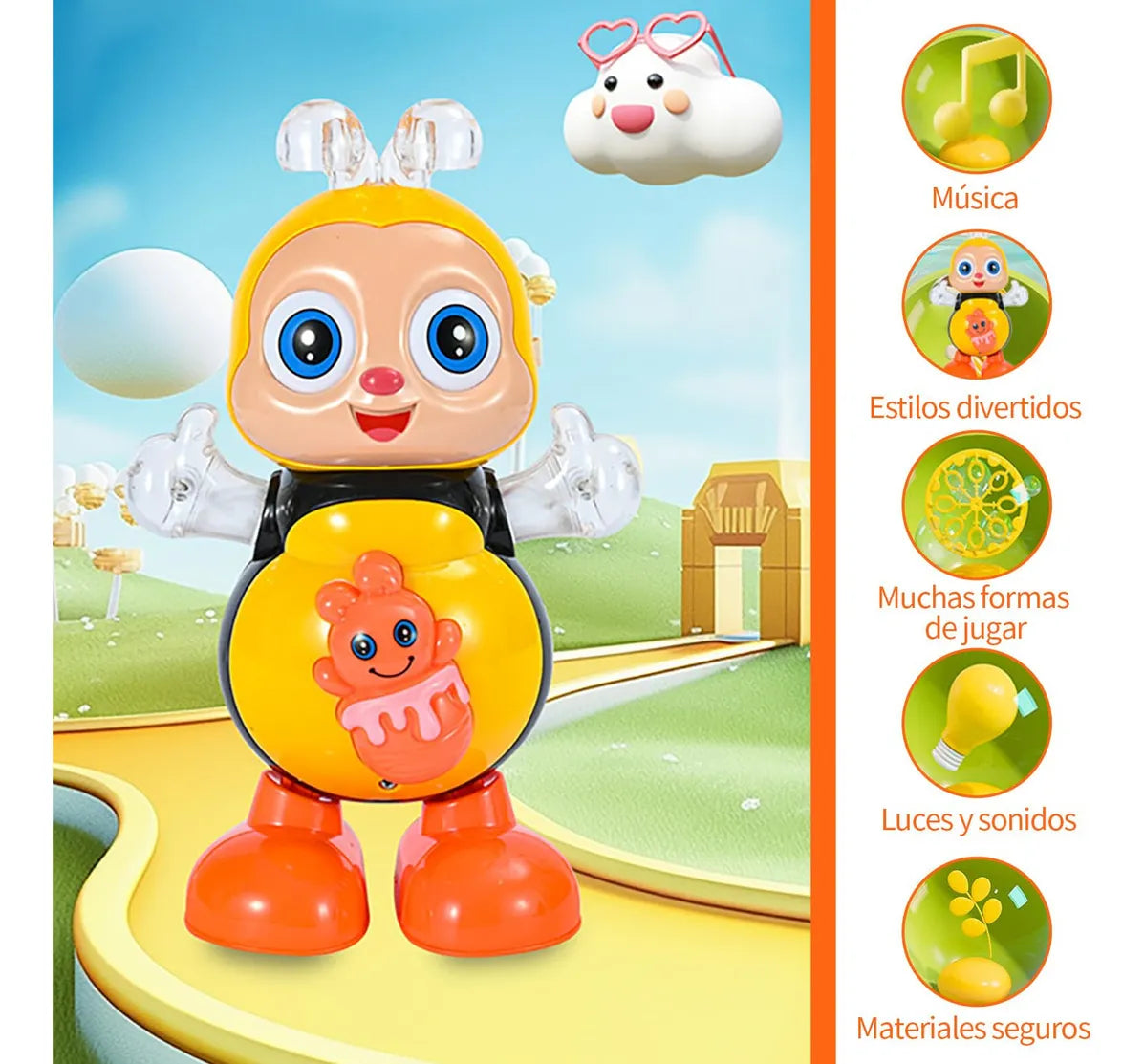 ABEJITA BAILARINA LED