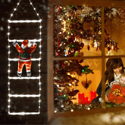 PAPÁ NOEL ESCALADOR LED + ENVÍO GRATIS